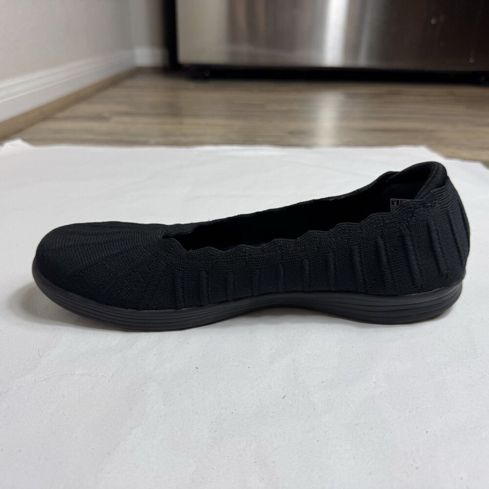 Skechers Air Cooled Goga Mat Slip-On Shoes Women’s Size 8 Black Round Toe - Picture 14 of 14